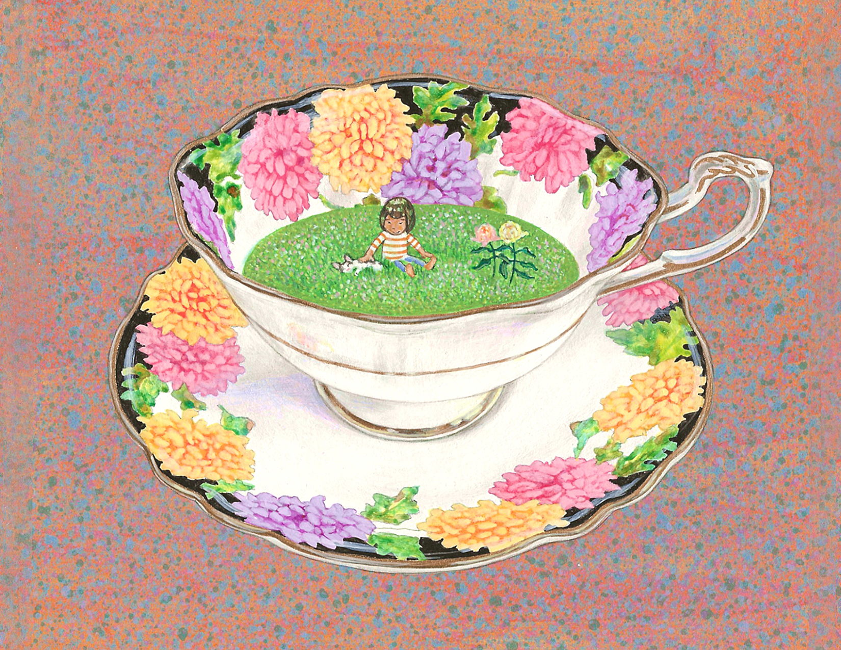 Spring Cup and Saucer 2