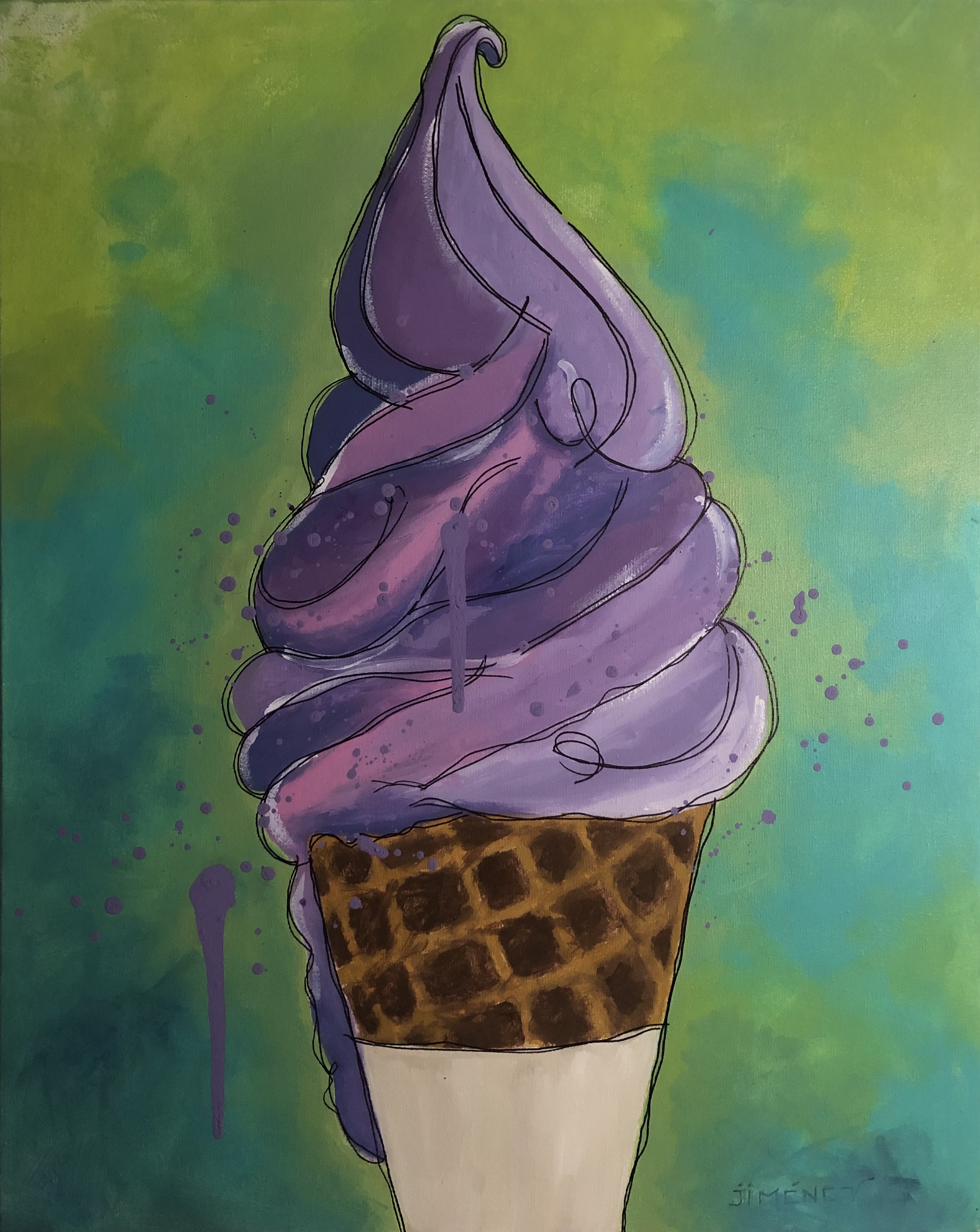 Blueberry cheesecake
