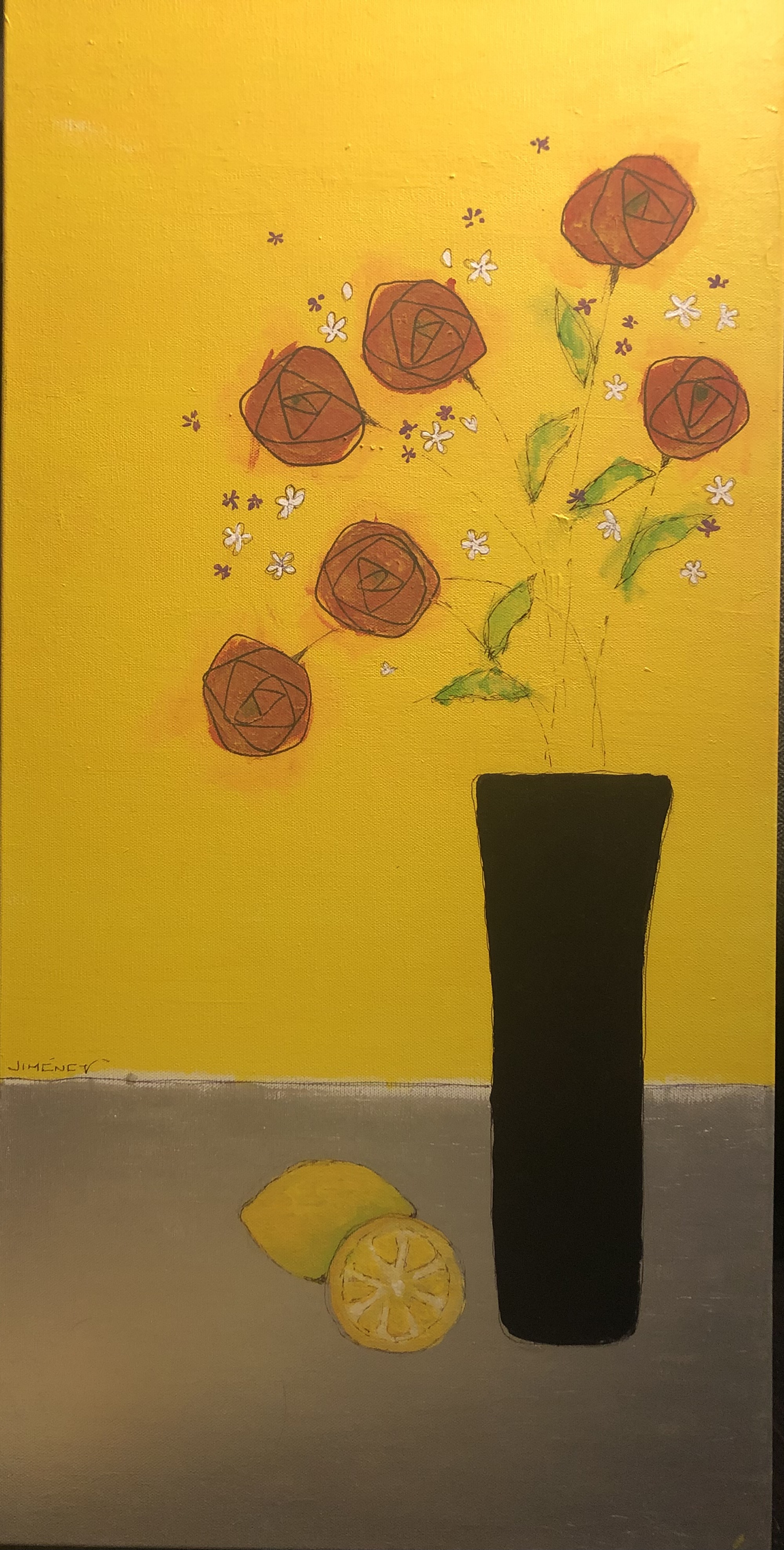 The vase