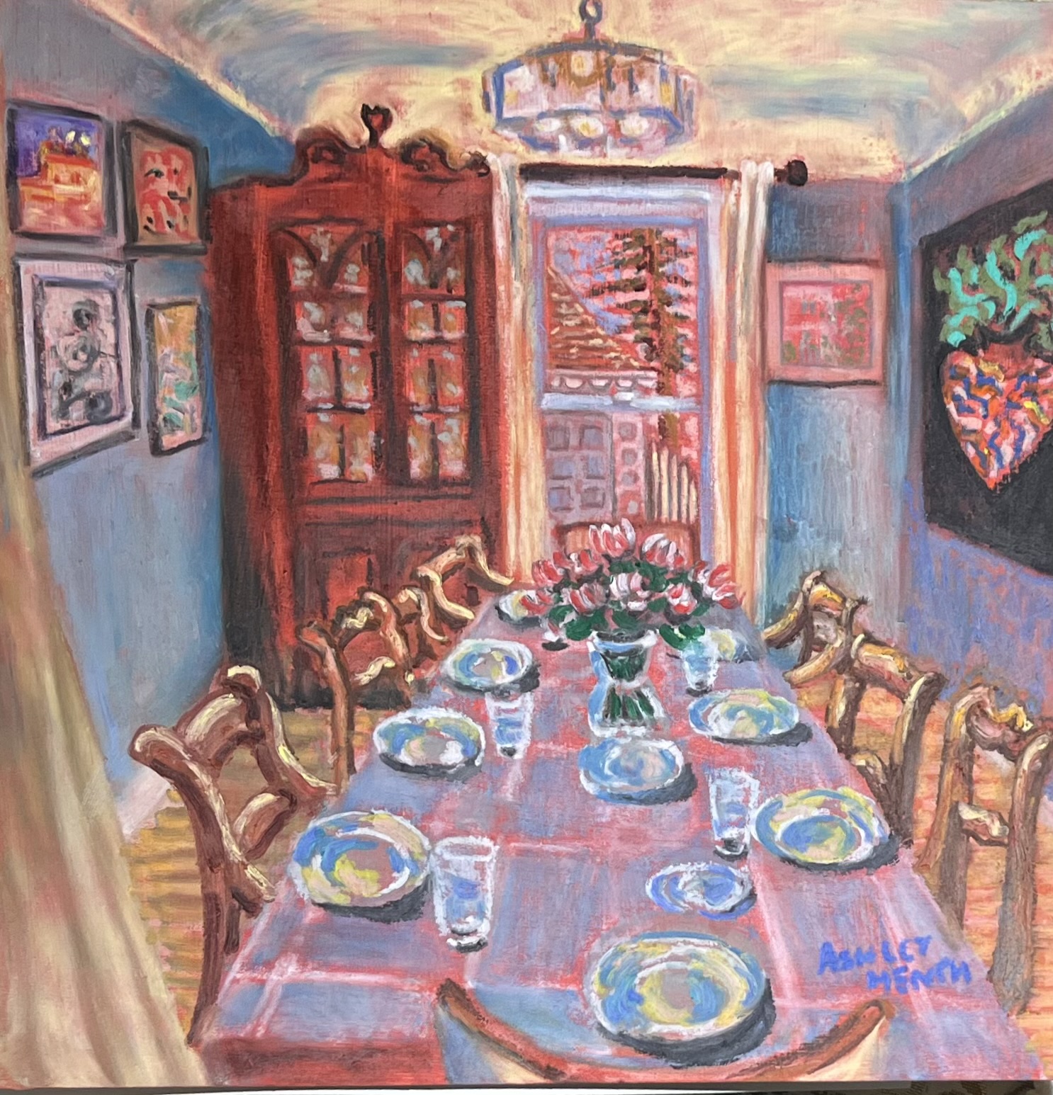 Menth - dining table for artists